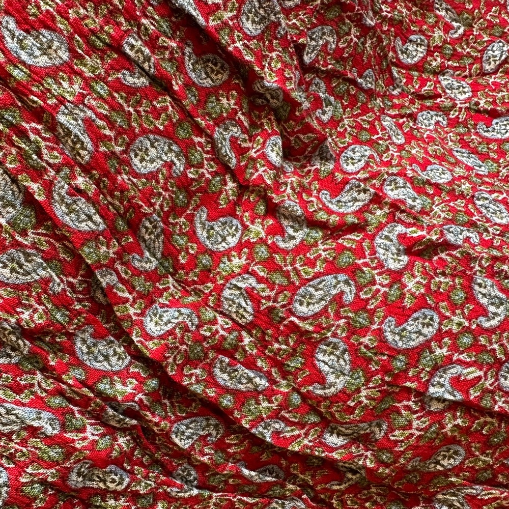 Paisley Boho Flowy Blouse